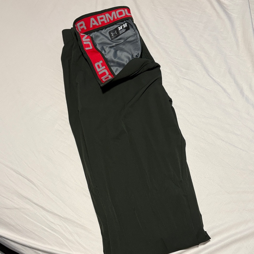 Under Armour Dark Green Golf Pants